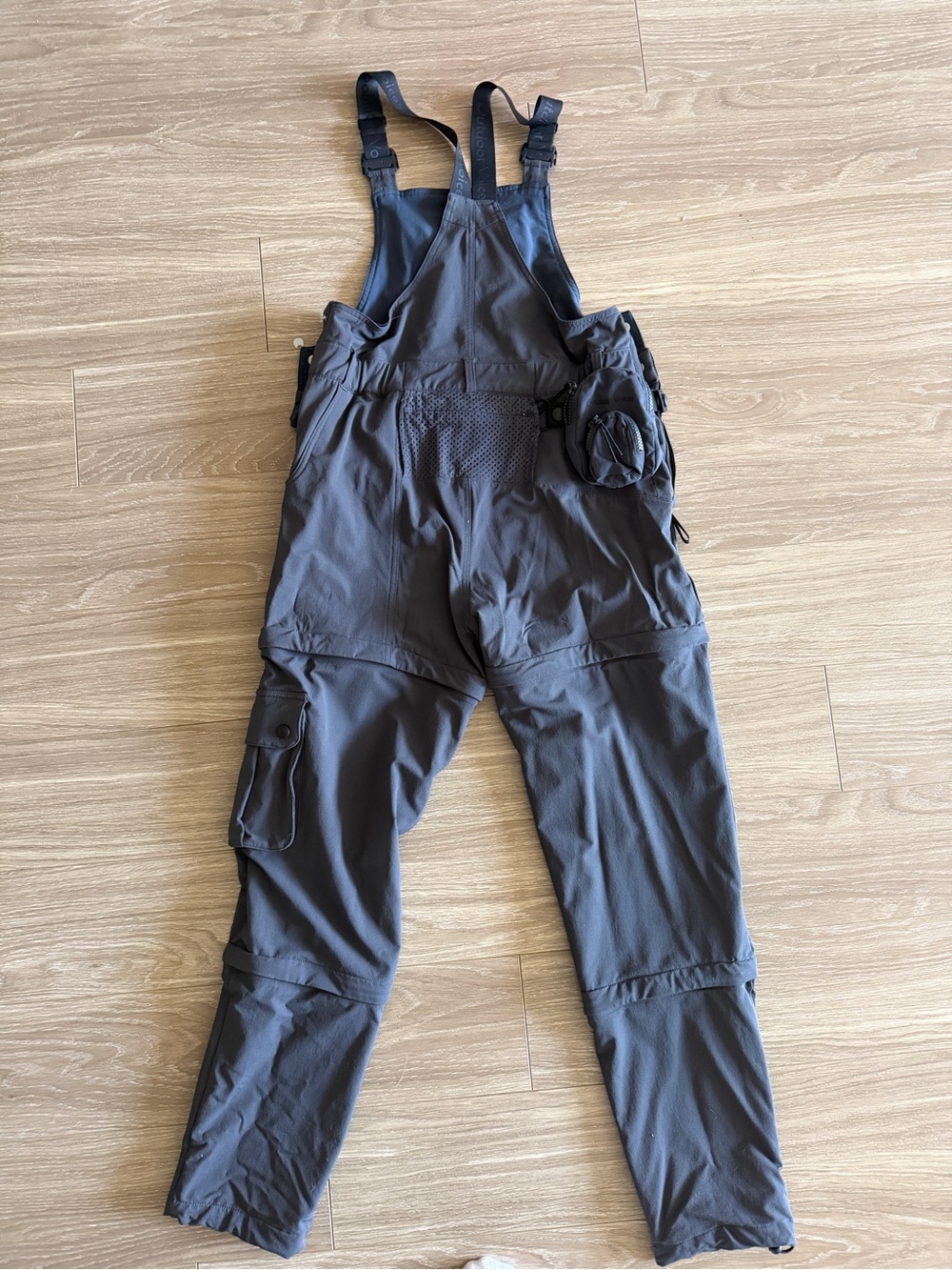 Outdoor voices rectrek overalls black cargo pocket hiking gorpcore convertible S - Picture 10 of 12